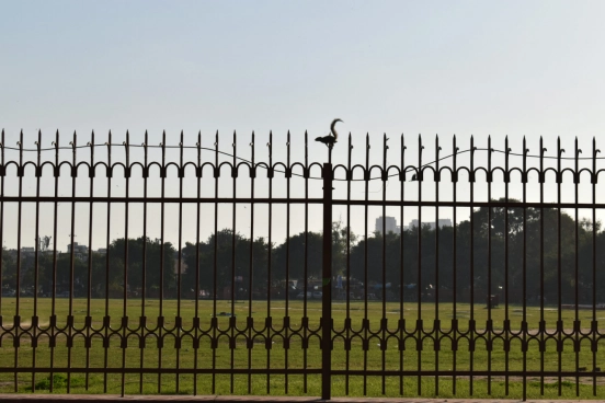 Steel tubular fence 