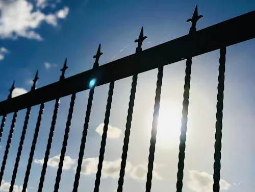 Steel tubular fence